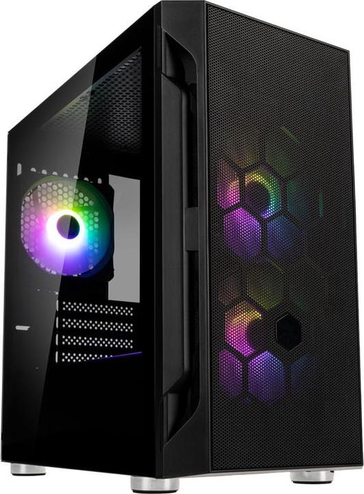 Immagine prodotto Silverstone Fara H1M Pro Micro-ATX Case - Vetro temperato, ARGB (mATX, Mini-ITX, Mini-DTX)