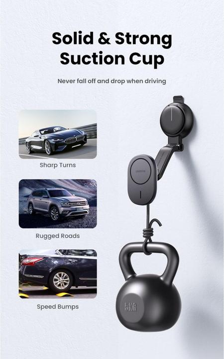 Actual product image Ugreen MagSafe Car charger 2-in-1