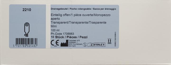 Image du produit Coloplast Drain 5-38mm 100ml ouvert st 10