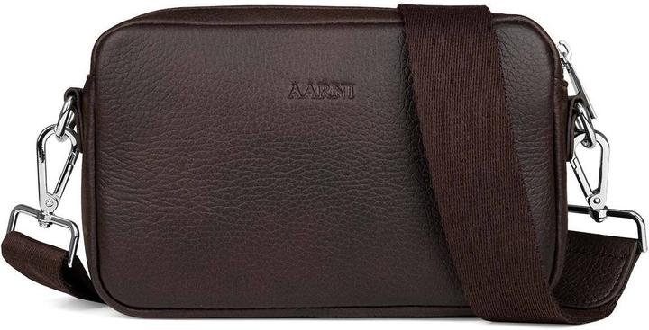Image du produit Aarni Sac à bandoulière -olkalaukku, ruskea, hopea vetoketju