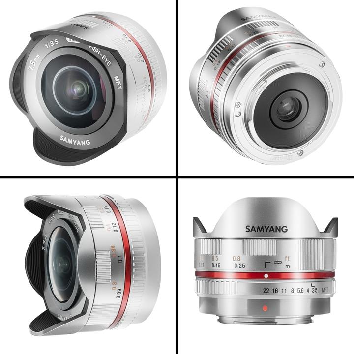 Image du produit Samyang 7.5mm f/3.5-22 MFT (Micro Four Thirds, APS-C / DX)