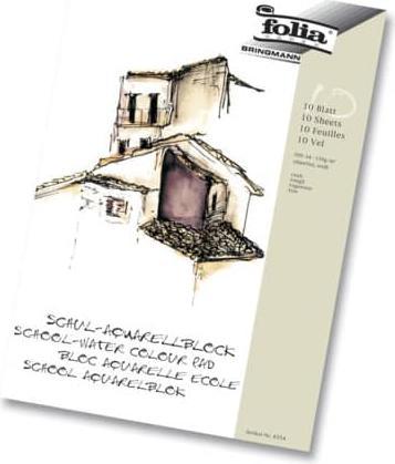 Image du produit Folia Bloc d'aquarelle pour l'école (A4, Couverture rigide)