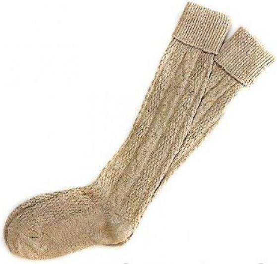 Actual product image PartyChimp Oktoberfest knee socks socks beige size 43-46 (43 - 46)