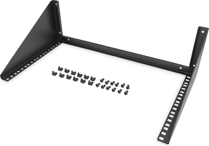 Produktbild Digitus 6HE Wandmontagerahmen, vertikal 283 x 504 x 151 mm, schwarz (10.87 HE, 19 Zoll Rack)