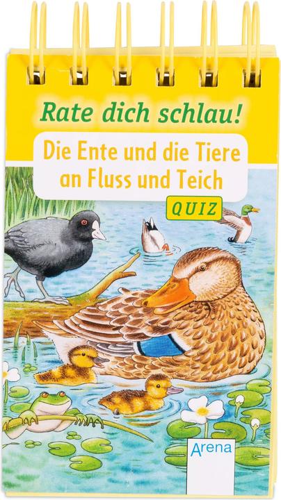 Produktbild Arena Lernspiel Rate dich schlau! Die Ente und die Tiere am Fluss und Teich Quiz (Deutsch, Reichenstetter, Helen, Friederun/Döring, Hans-Günther/Seeberg, 2019)