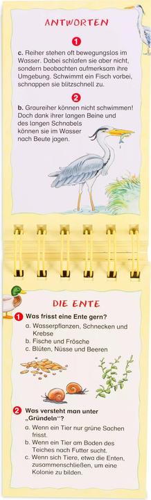 Produktbild Arena Lernspiel Rate dich schlau! Die Ente und die Tiere am Fluss und Teich Quiz (Deutsch, Reichenstetter, Helen, Friederun/Döring, Hans-Günther/Seeberg, 2019)