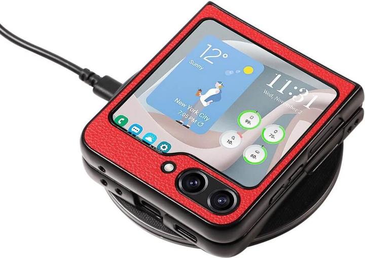 Produktbild Cover-Discount Galaxy Z Flip5 - Hybrid Schutzhülle rot (Samsung Galaxy Z Flip5)