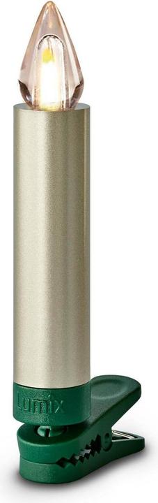 Actual product image Krinner LED Tree Candle SuperLight Flame, Cashmere, Starter Set of 12