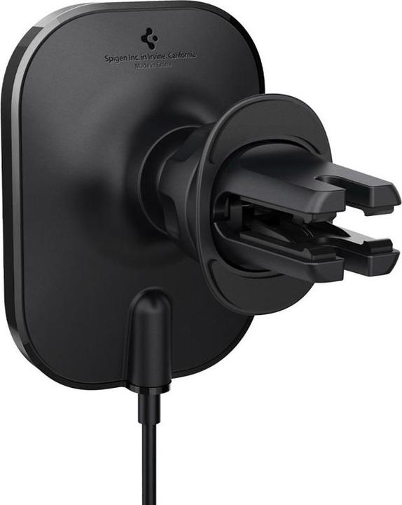 Actual product image Spigen car mount with charger ITM12W Onetap Pro 3 Magnetic Magsafe Vent Car Mount Wireless Charger b (15 W)