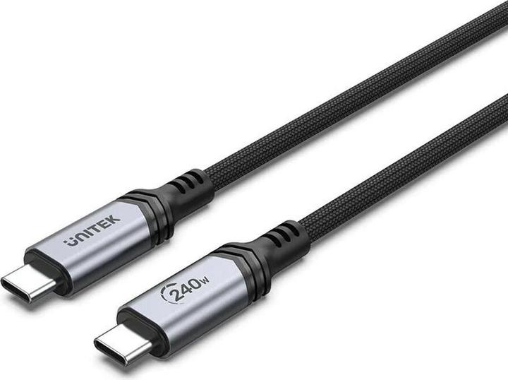 Unitek Cable USB USB-C - USB-B 2 m Czarny (C14110GY-2M) (2 m, USB 3.1)