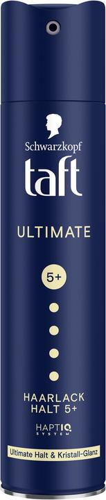 Actual product image Taft Hair Lacquer Ultimate 250ml, Hold Level 5+ Hair Styling, Hairspray for All Hair Types, Ultimate Hold (250 ml)
