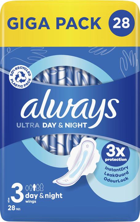 Produktbild Always Ultra Day & Night (84 x, Damenbinden)