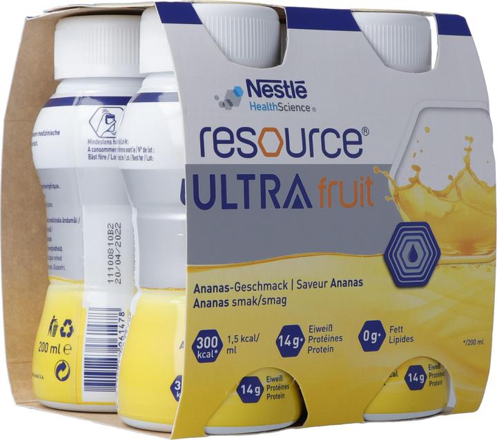 Actual product image Nestlé Health Science Ultra Fruit Ananas (4 Piece, 1006 g)