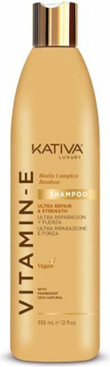 Kativa Vitamina e Biotina y Bamboo Shampoo 355ml (355 ml, Flüssiges Shampoo)
