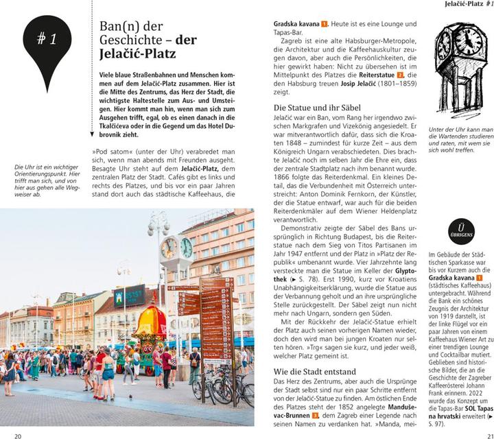 Image du produit direkt Reiseführer Zagreb (Allemand, Patricia, Fridrich, 2023)