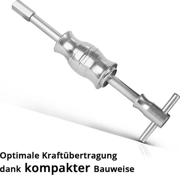 Produktbild Stahlwerk Grundloch-Innenlager-Abzieher-Satz mit Gleithammer, 3 Adaptern
