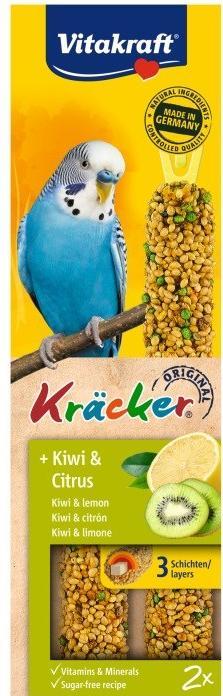Image du produit Vitakraft KRACKER 2szt dla papugi fal. kiwi/cytrusy (2 x, 0.06 kg)