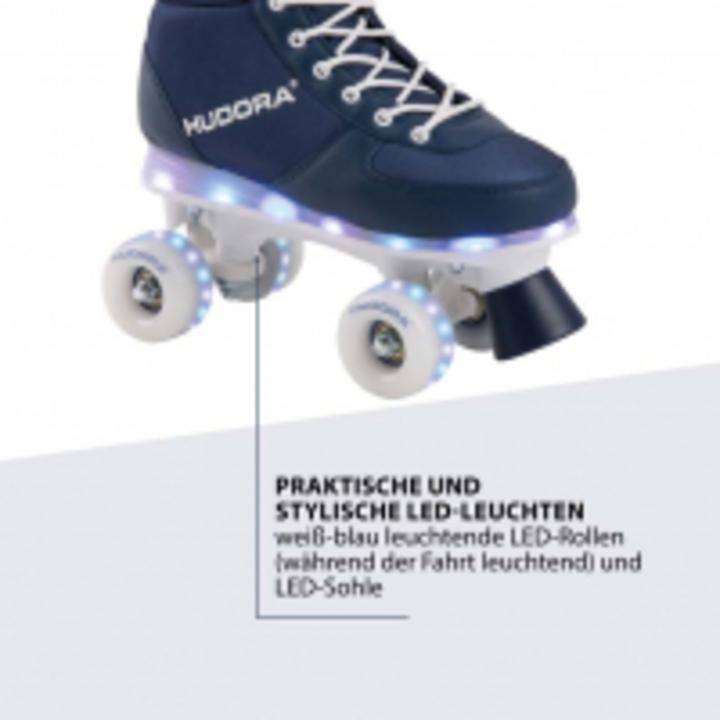 Actual product image Hudora Roller Skates Advanced, LED (31, 31.5, 32)