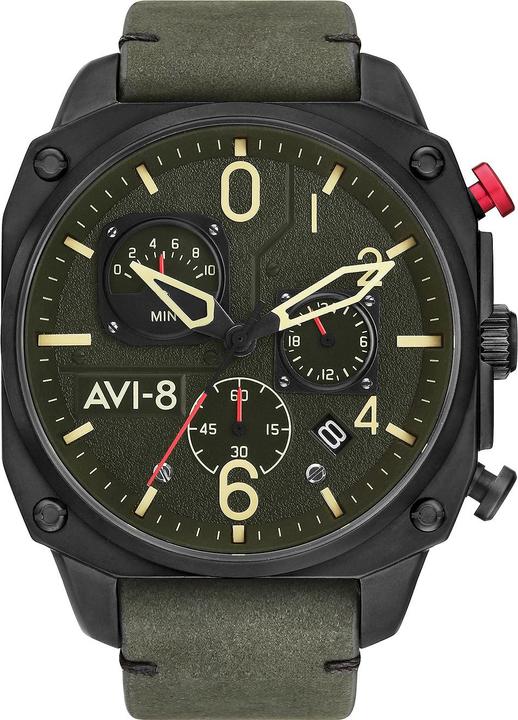 Actual product image AVI-8 AV-4052-08 Hawker Hunter Chronograph 45mm 5ATM (Chronograph, 45 mm)
