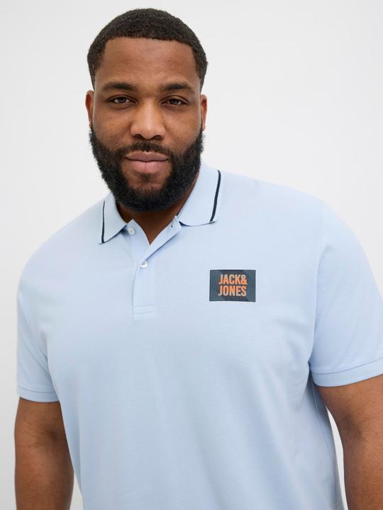 Actual product image Jack & Jones Plus Size Gedruckt Poloshirt Poloshirt (4XL)