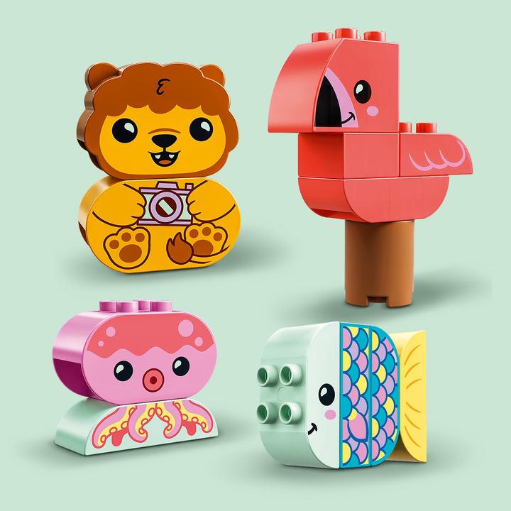 Actual product image LEGO Bathtub fun: Swimming animal island (10966)