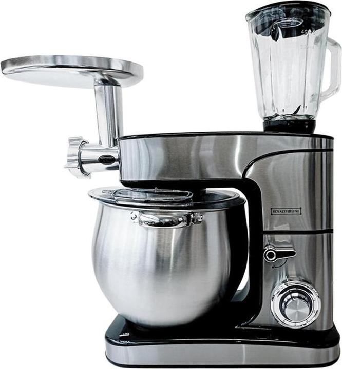 Royalty Line Keukenmachine - Keukenrobot - 2800W - Foodprocessor met 7 Snelheidsstanden + LED, incl. Garde / (2800 W)