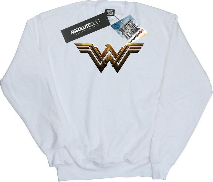 Actual product image Mens Justice League Movie Wonder Woman Emblem Sweatshirt (S)
