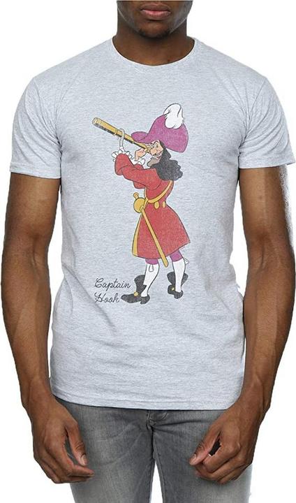 Image du produit Disney Mens Classic Captain Hook Heather T-Shirt (M)