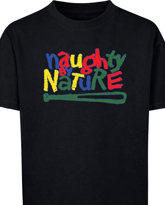 Immagine prodotto Merchcode Bambini Naughty By Nature - Maglietta Basic con logo - 160199 (158)