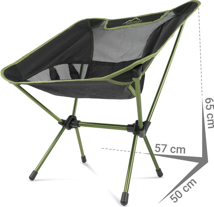 Produktbild Normani Campingstuhl???Moak??? mit Sonnenschirm - 8603