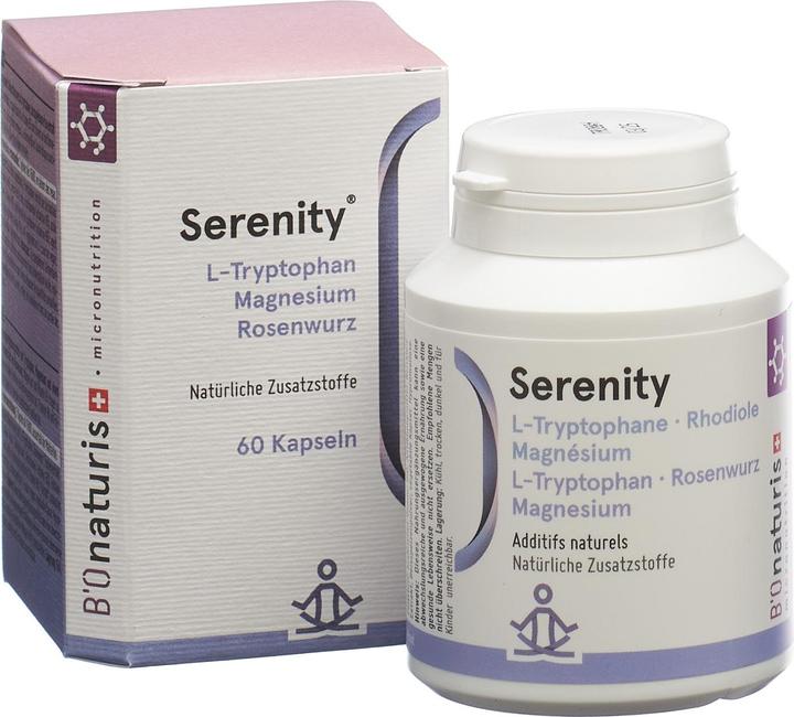 Actual product image B'Onaturis with tryptophan magnesium mines and rhodiola. (1 Piece, Capsules, 650 g)