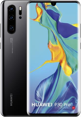 Produktbild Huawei P30 Pro (128 GB, Black, 6.47", Hybrid Dual SIM, 40 Mpx, 4G)
