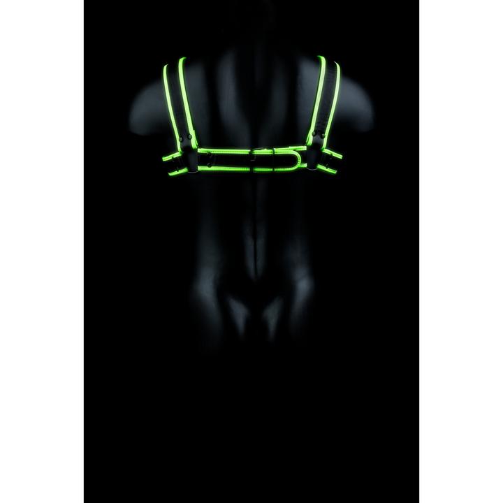 Produktbild Ouch! Chest Bulldog Harness - Glow in the Dark (XL)