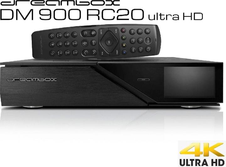 Immagine prodotto Dreambox DM900 RC20 ultraHD (2 GB, DVB-S2X, Slot CI+, Albero CI)