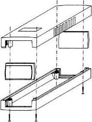 Actual product image Velleman HOUSING - PLASTIC INJECTION COASTING - DARK GREY - 150 x 80 x 45 mm (Housing)