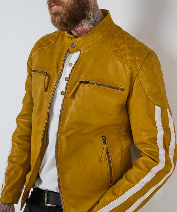 Produktbild Joe Browns Quilted Premium Leather Racer Jacket (L)