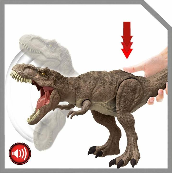 Produktbild Jurassic World Epic Evolution Actionfigur All-Out Attack Tyrannosaurus Rex