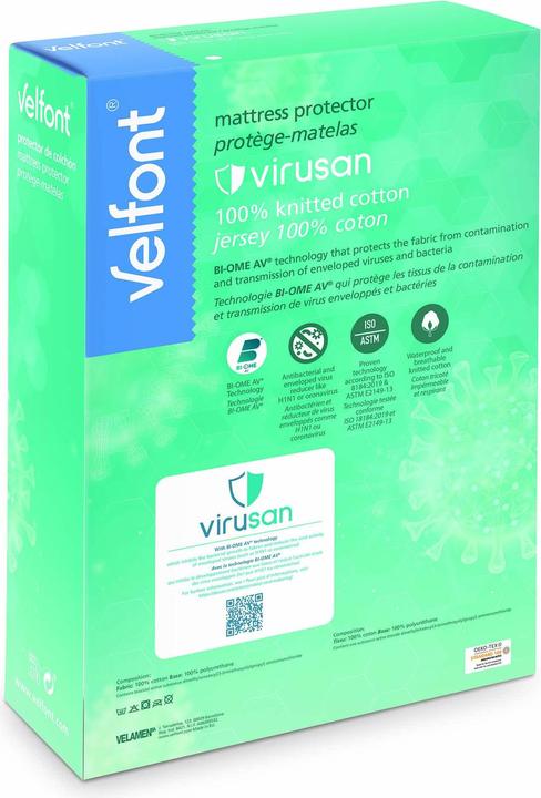 Produktbild Velfont Anti-Virus Matratzenschoner antibakteriell (90 x 200 cm)