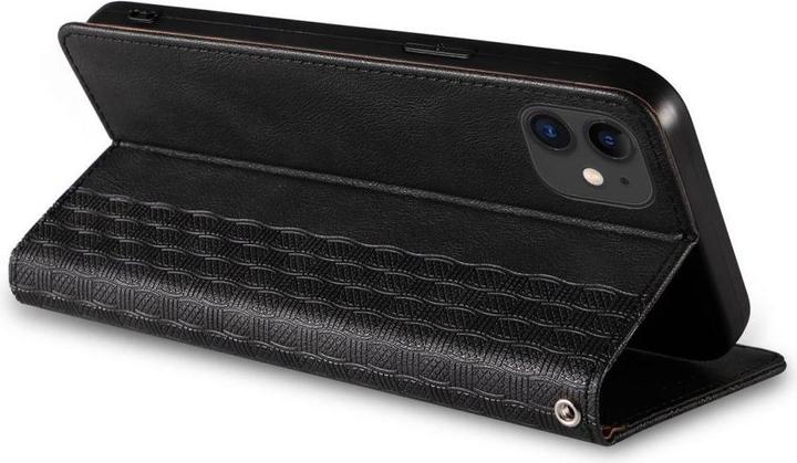 Produktbild Hurtel Magnet Strap Case for iPhone 13 Pouch Wallet + Mini Lanyard Pendant Black (Apple iPhone 13)