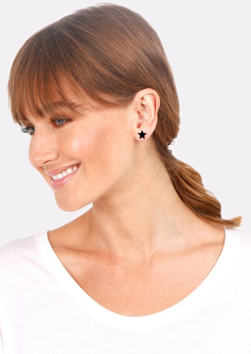 Produktbild Elli Stecker Stern Design Emaille (Sterling Silber)