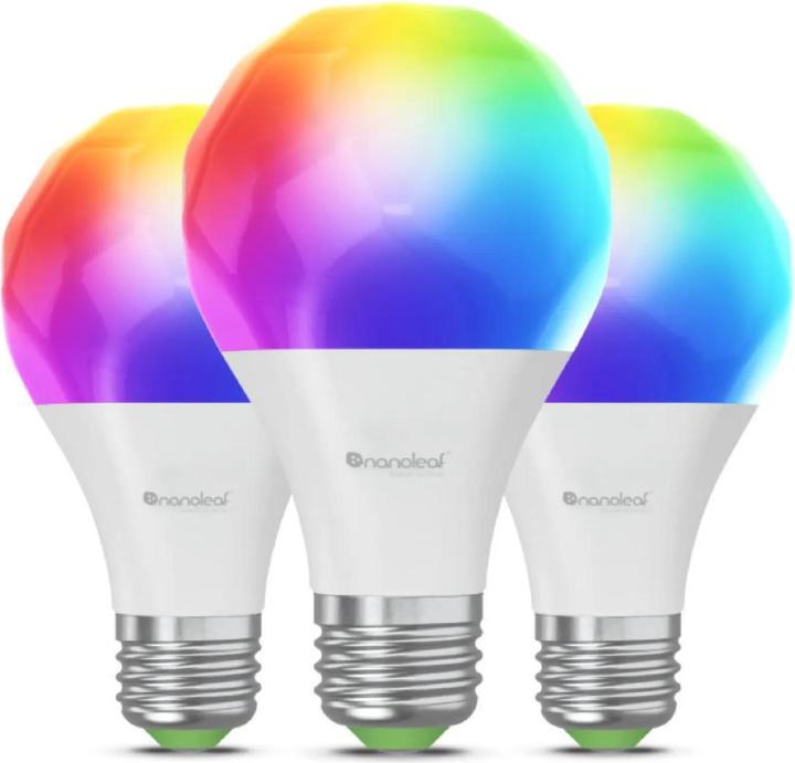 Nanoleaf Matter Smart Bulb (E27, 9 W, 806 lm, 3 x, F)