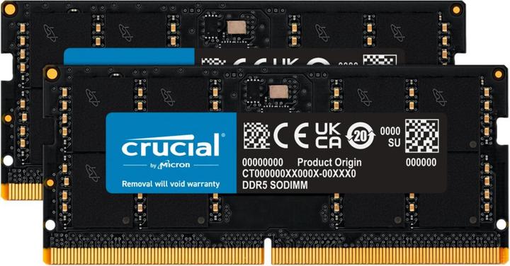 Crucial CT2K32G48C40S5 (2 x 32GB, 4800 MHz, DDR5-RAM, SO-DIMM)