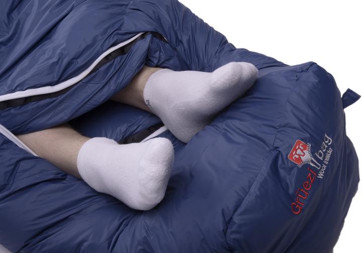 Actual product image Grüezi Bag Biopod DownWool Ice 185 Sleeping Bag (215 cm)