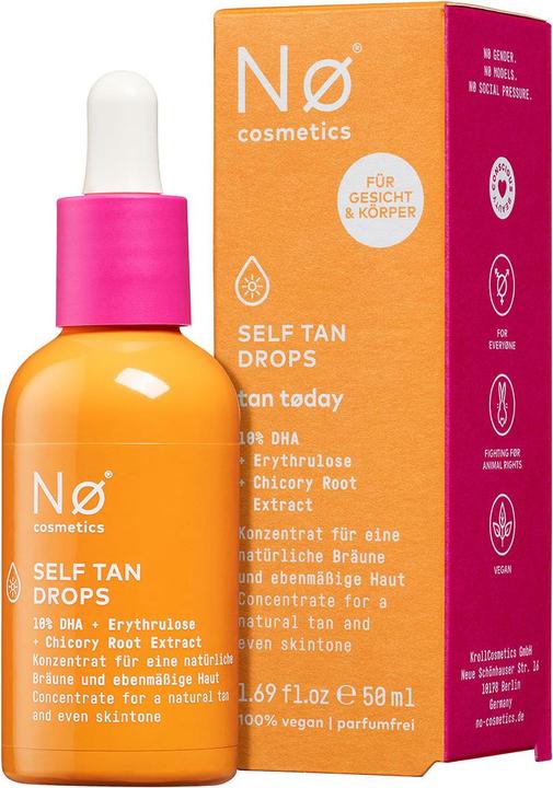 Actual product image Nø Cosmetics tan tøday Self Tan Drops (50 ml)
