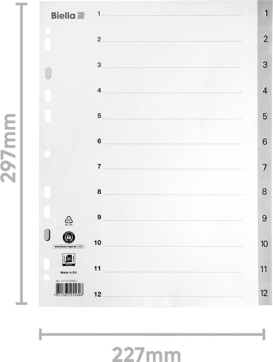 Image du produit Biella Registre PP