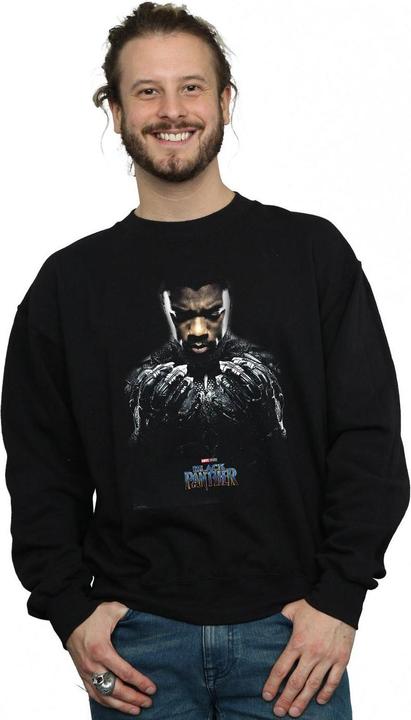 Immagine prodotto Felpa in cotone da uomo Black Panther T'Challa Poster (XL)