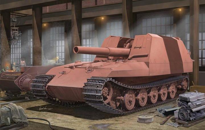 Produktbild Trumpeter Geschützwagen Tiger Grille21/210mm Morta
