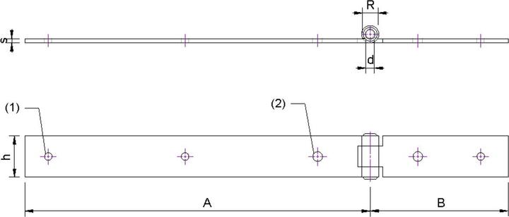 Actual product image Charmag box hinges