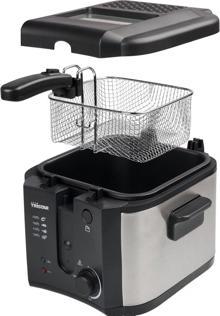 Produktbild Tristar Friteuse FR-6878 - 2,5 liter - 1600W - Inklapbaar handvat - RVS/Zwart