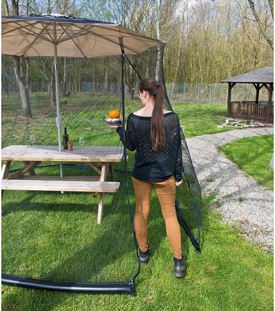 Produktbild Infactory Moskitonetz für Sonnenschirme (3.30 m)